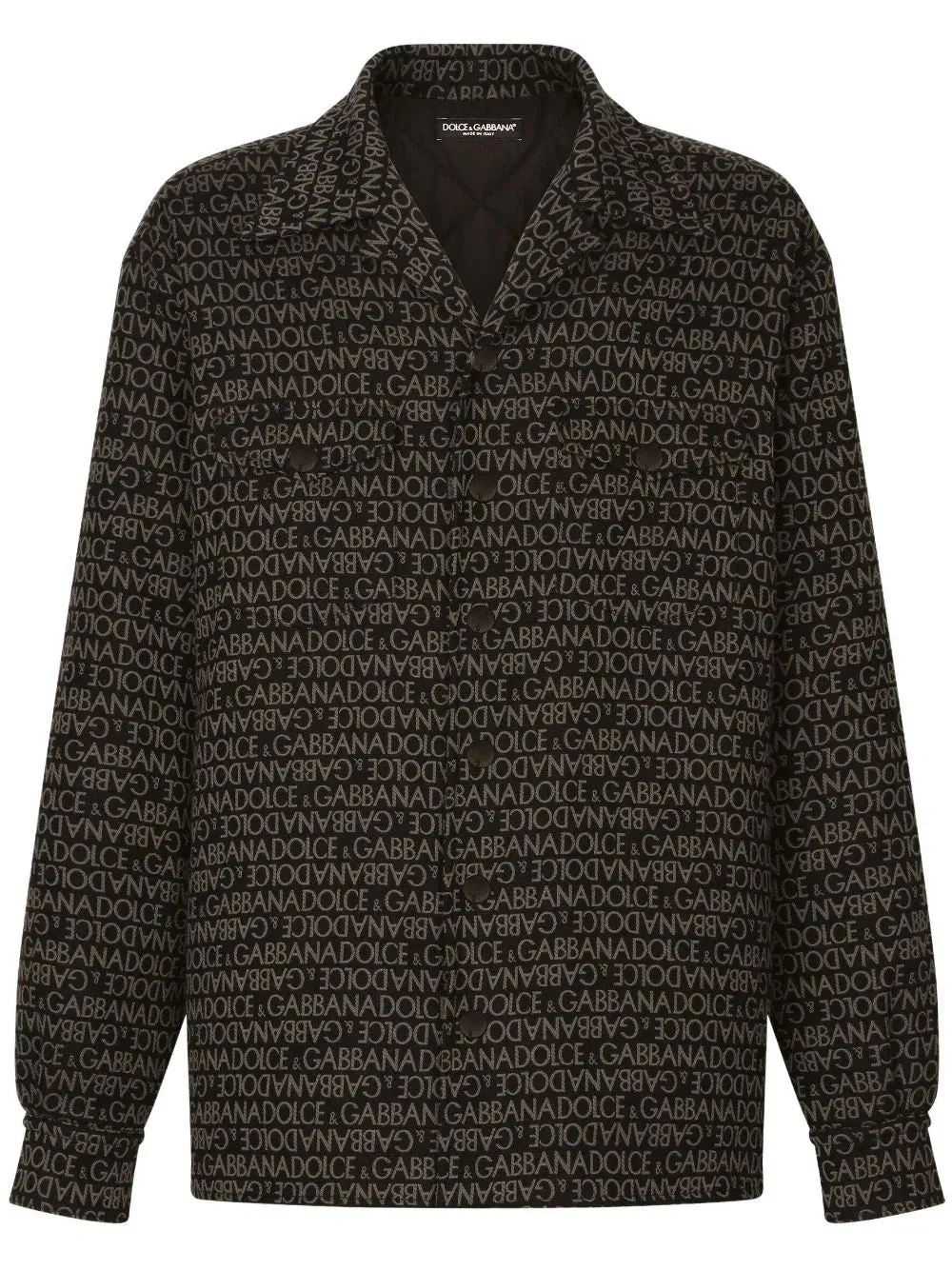 Logo-Printed Shirt Jacket winter jackets clearance