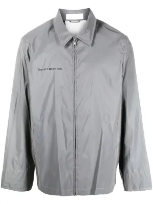 Logo Zipped Jacket winter jackets clearance