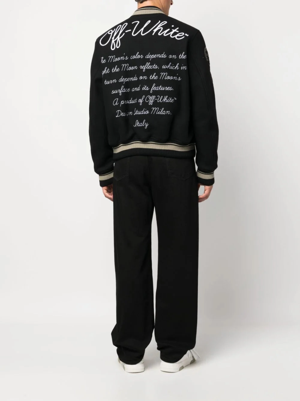 Logo-Appliqu Bomber Jacket