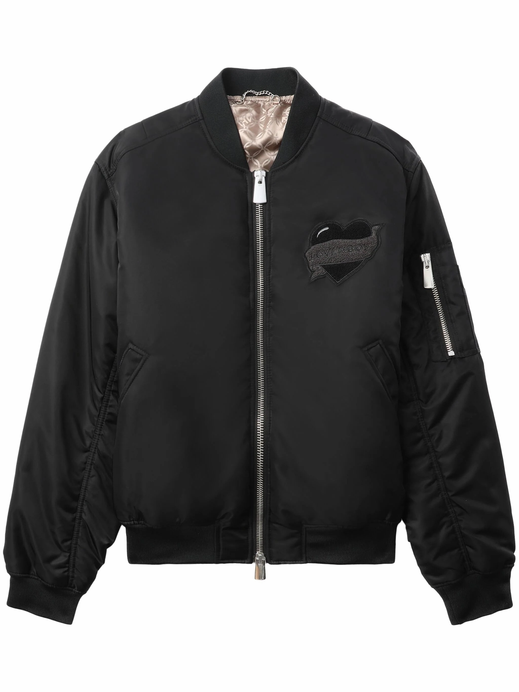 Logo-Appliqu Bomber Jacket winter jackets clearance