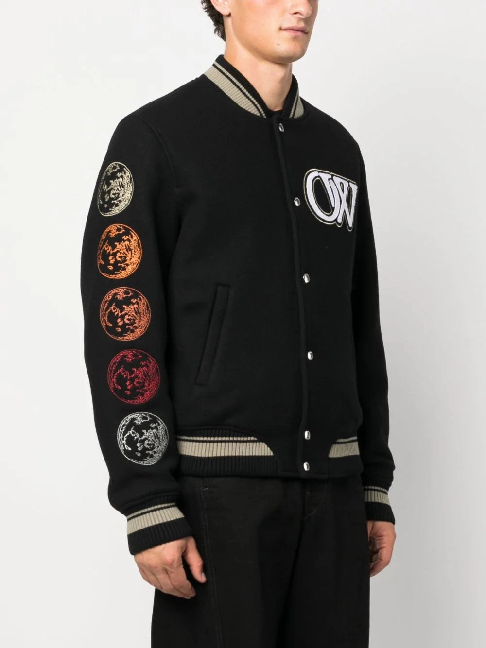 Logo-Appliqu Bomber Jacket