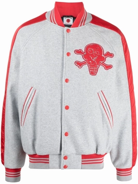 Logo-Embroidered Bomber Jacket winter jackets clearance