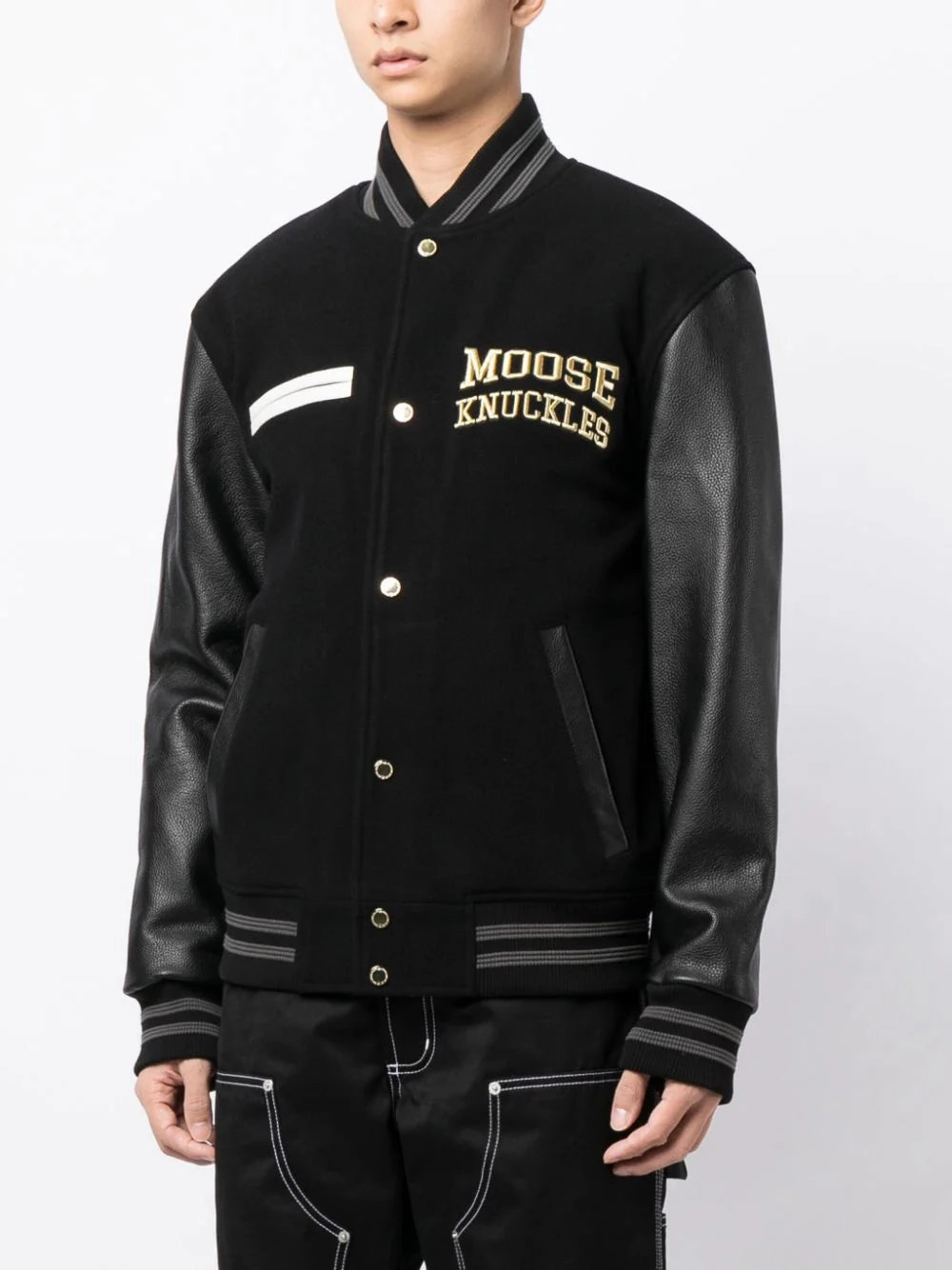 Logo-Embroidered Bomber Jacket