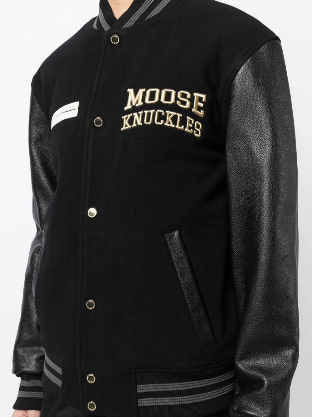 Logo-Embroidered Bomber Jacket