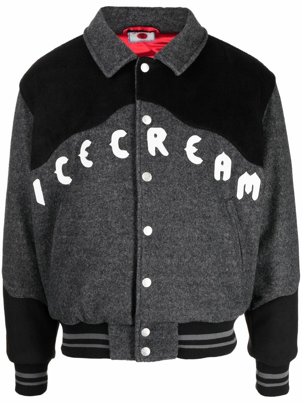 Logo-Embroidered Varsity Jacket winter jackets clearance