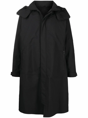 Logo-Patch Hooded Jacket winter jackets clearance