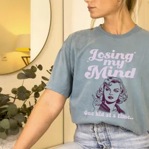 Losing My Mind Retro Oversized Acid Wash Tee pregnancy jeans best price