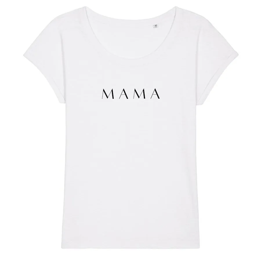 Lounge Mama Roll-Sleeve Slub T-Shirt maternity dresses promo