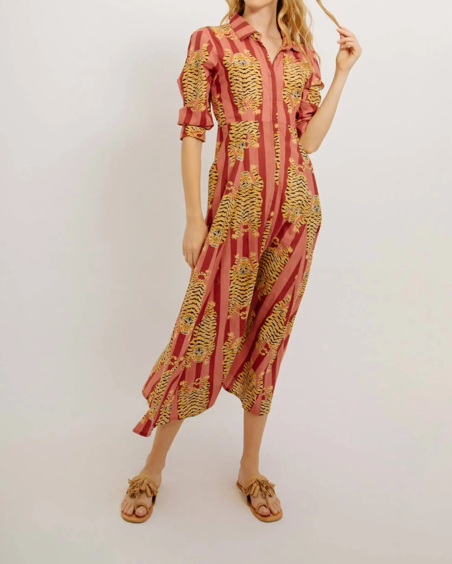 Luciana Maxi Dress In Orange