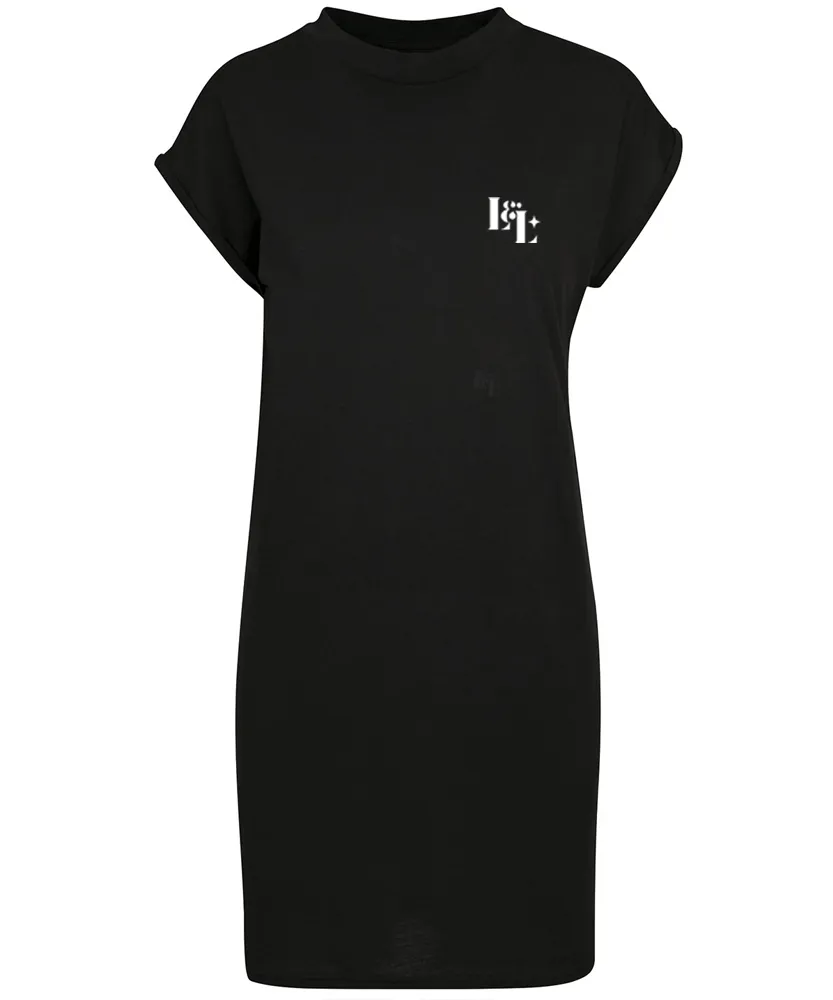 Luna & Luxe Turtle Extended Shoulder Dress
