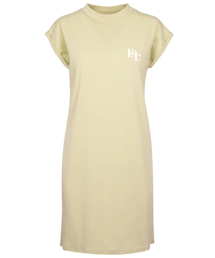 Luna & Luxe Turtle Extended Shoulder Dress