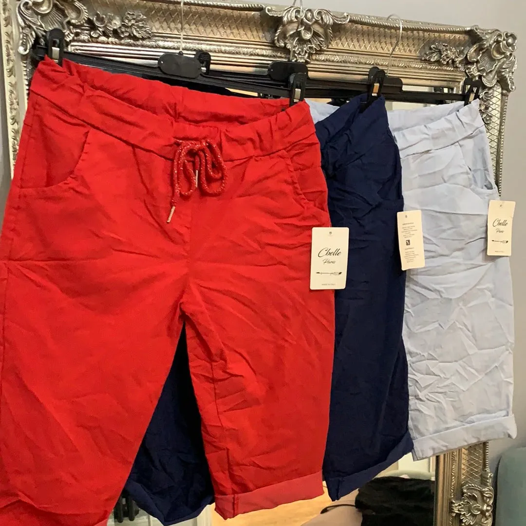 Magische Capri-Shorts