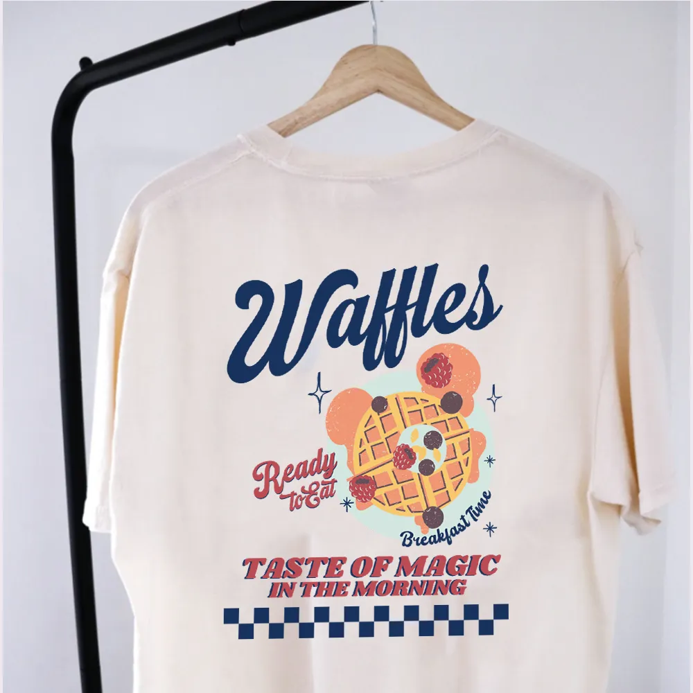 Magical Waffles Front & Back Graphic T-Shirt pregnancy jeans best price