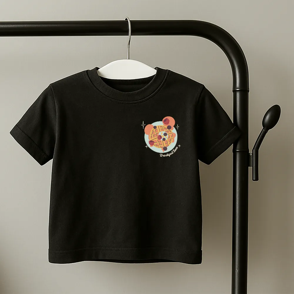 Magical Waffles Kids Front & Back Graphic T-Shirt