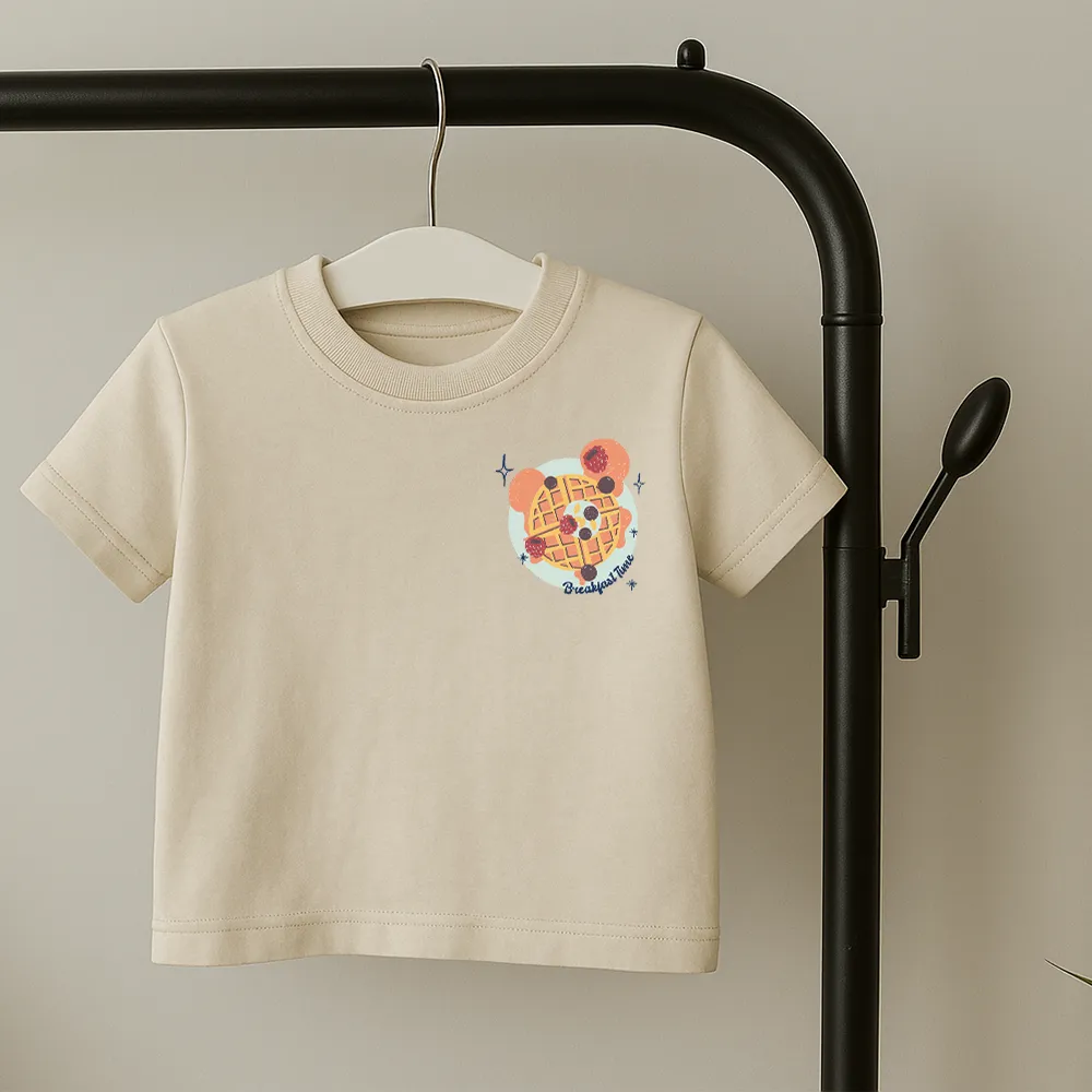 Magical Waffles Kids Front & Back Graphic T-Shirt
