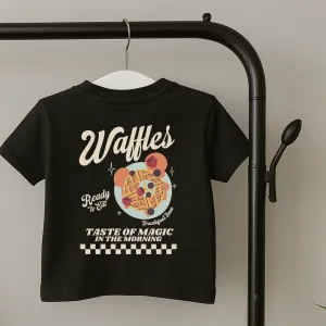 Magical Waffles Kids Front & Back Graphic T-Shirt boys apparel promo code