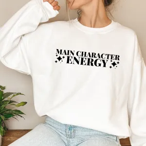 Main Character Energy Sweatshirt postpartum clothes sale
