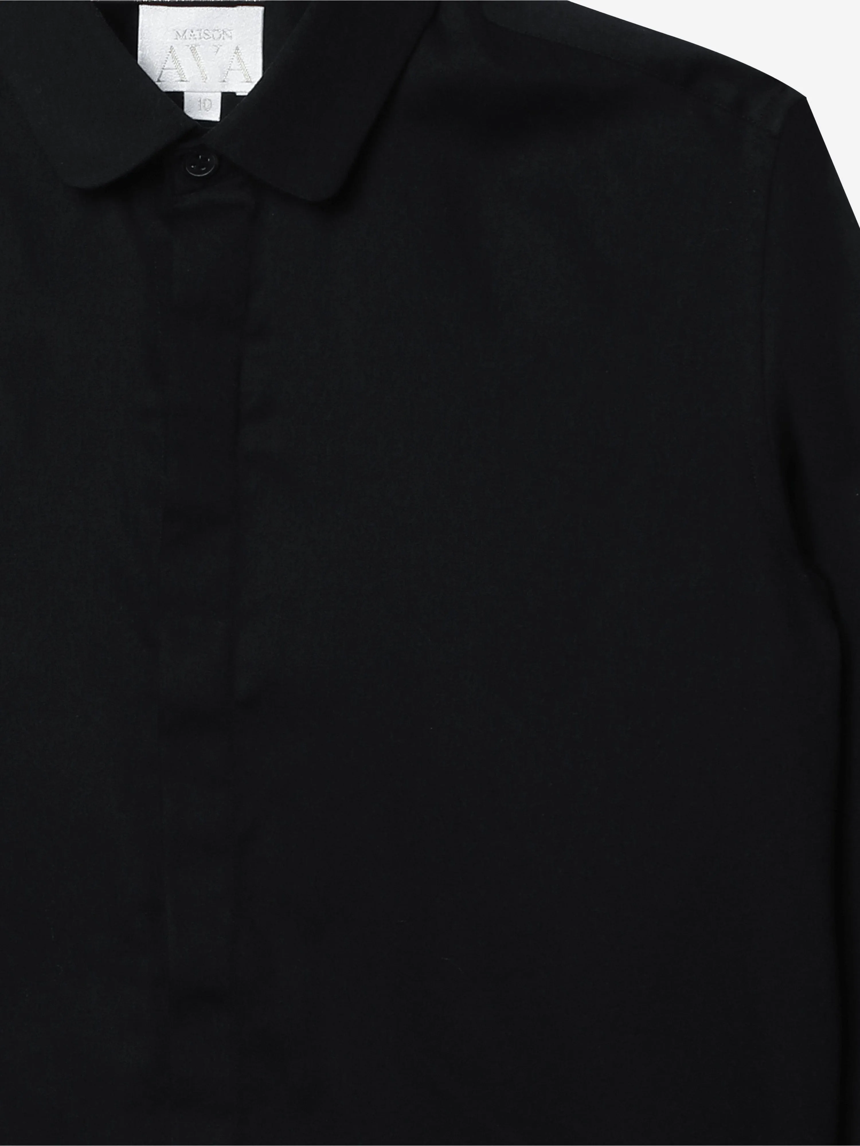 Maison Ava Boys Classic Lucien Hemd in Schwarz