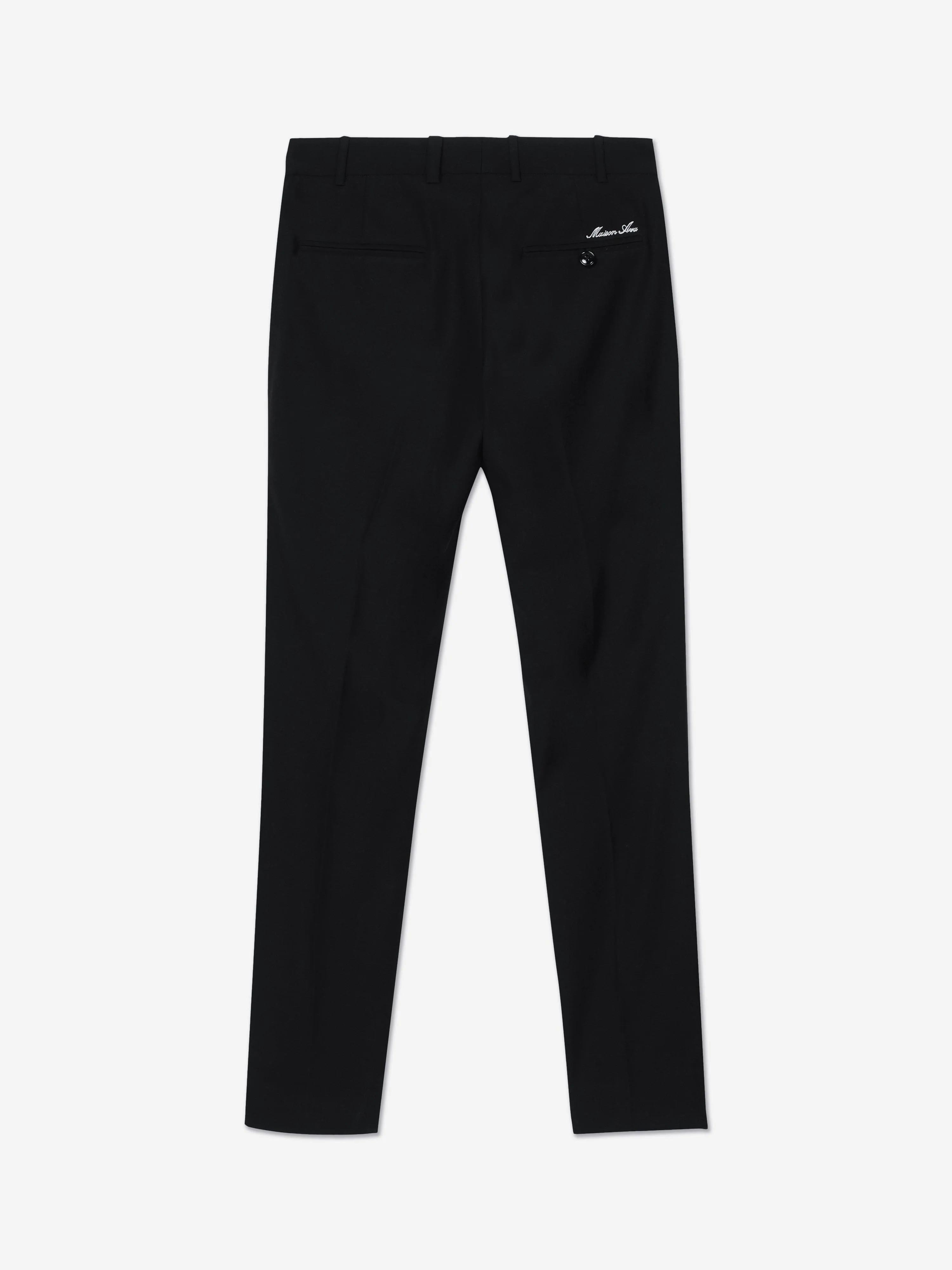 Maison Ava Jungen Blumenmuster Lucien Hose in Schwarz