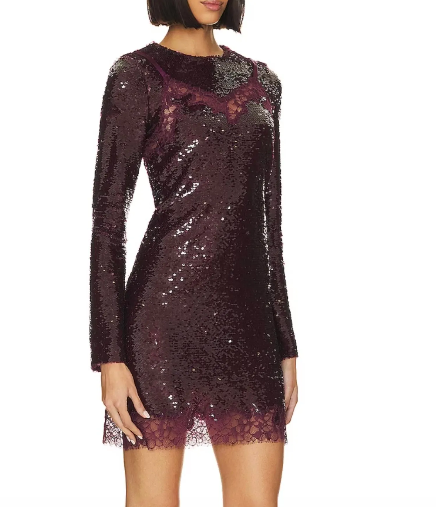 Mako Dress In Mangosteen