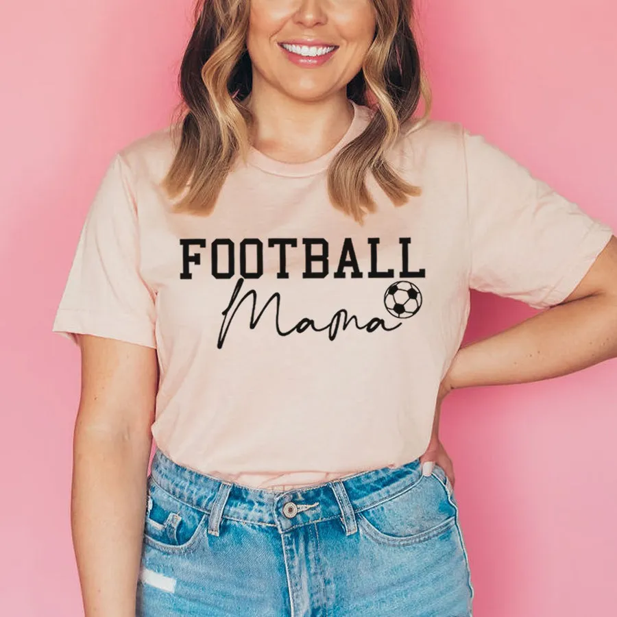 Mama & Fan- Football Mama Logo T-Shirt maternity dresses promo