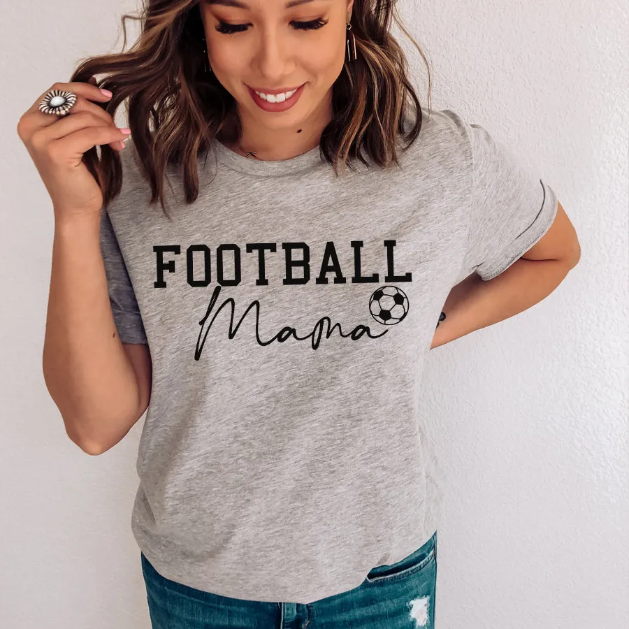 Mama & Fan- Football Mama Logo T-Shirt maternity dresses promo