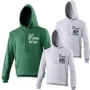 Mama & Mama's Boy & Girl Mum & Hoodie - Bottle Green (MRK X) nursing tops best deals