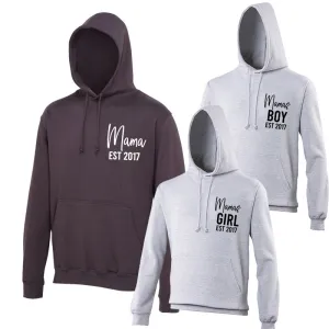 Mama & Mama's Boy & Girl Mum & Hoodie - Storm/Grey (MRK X) baby bump outfits discount