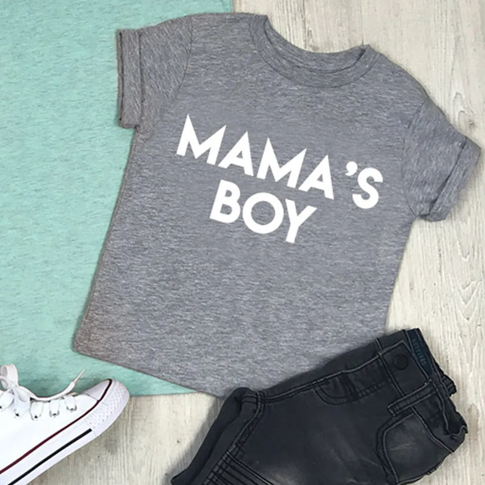 Mama & Mama's Boy & Girl Mum & Kid Matching Tees (MRK X)