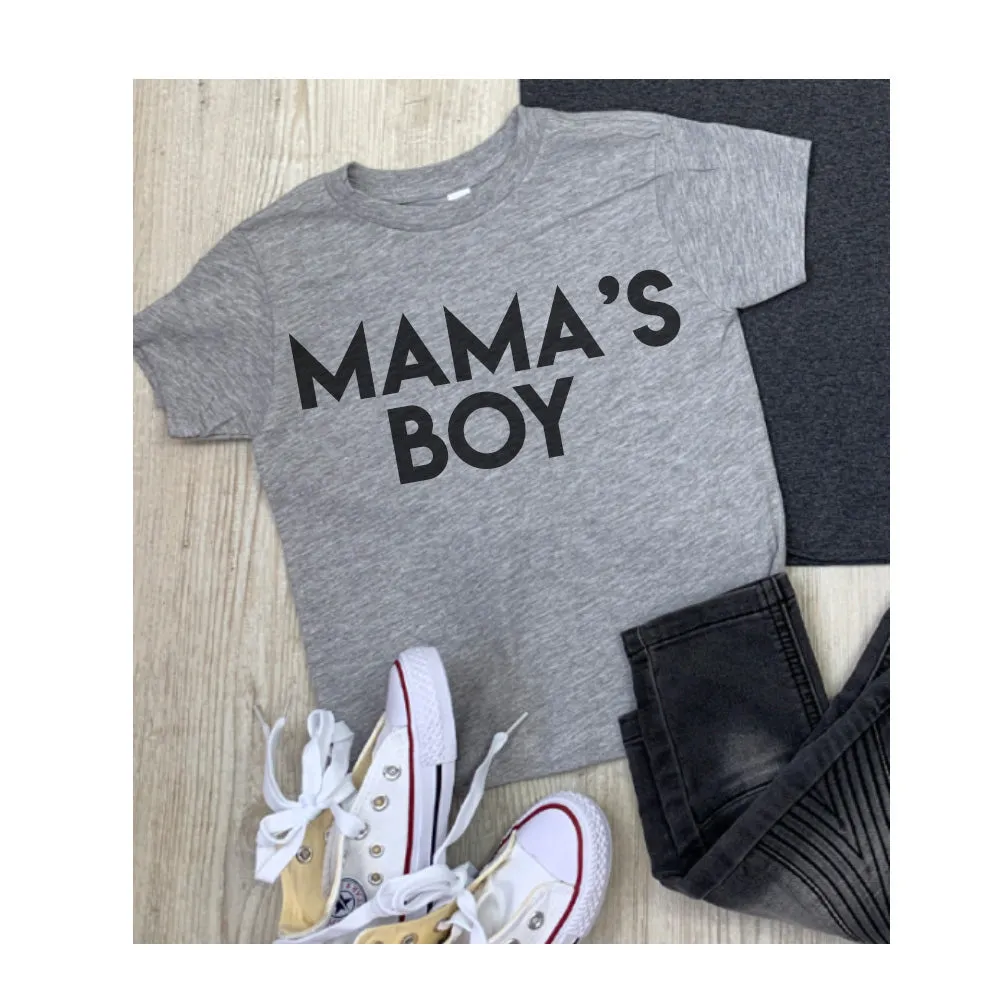 Mama & Mama's Boy & Girl Mum & Kid Matching Tees (MRK X)