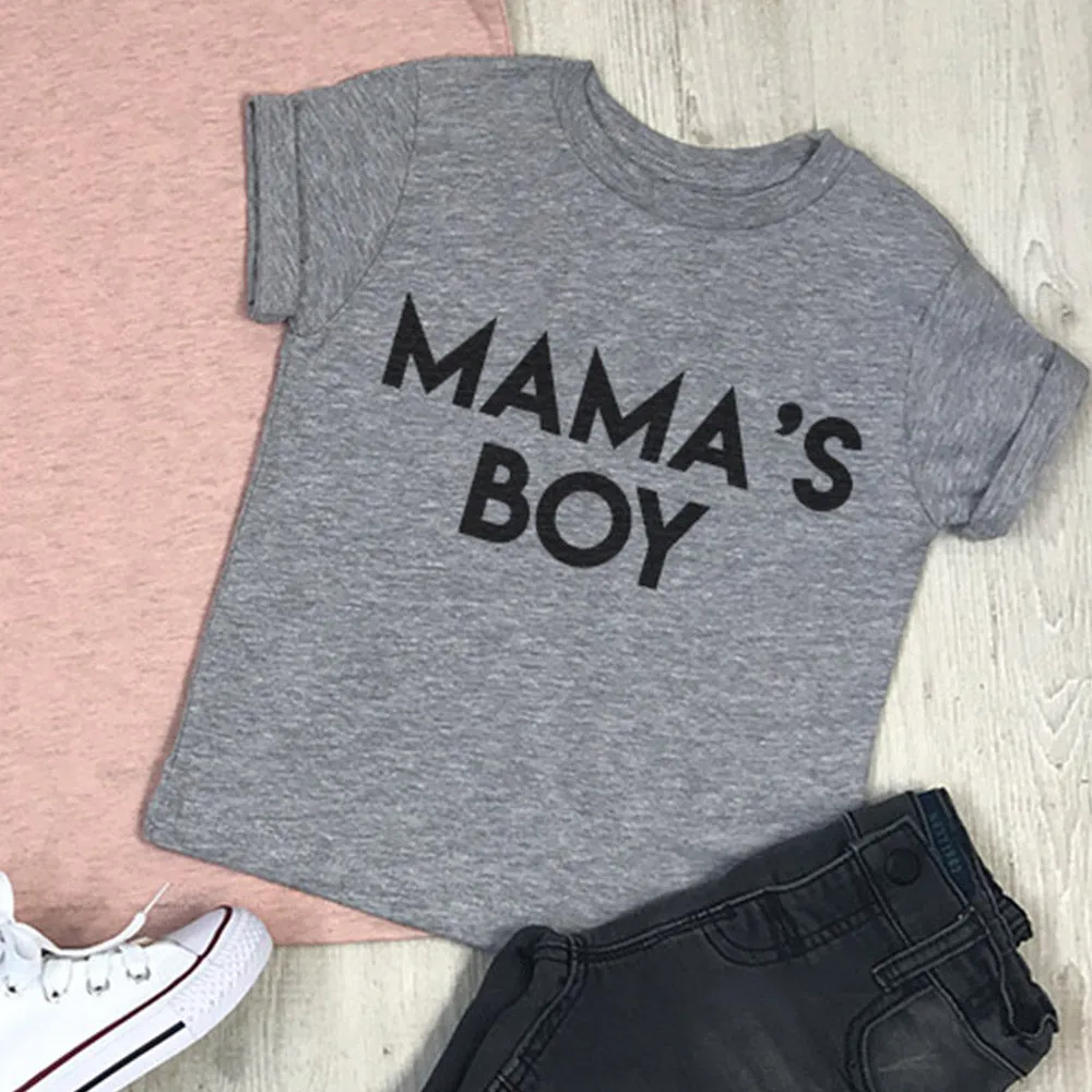 Mama & Mama's Boy & Girl Mum & Kid Matching Tees (MRK X)