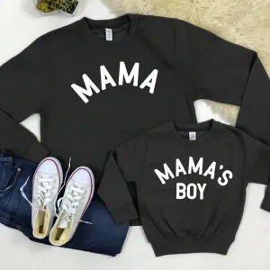 Mama & Mama's Boy Classic Sweatshirts Storm Grey (MRK X) baby bump outfits discount