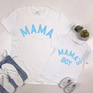 Mama & Mama's Boy Classic White/Sky T-Shirts maternity leggings online