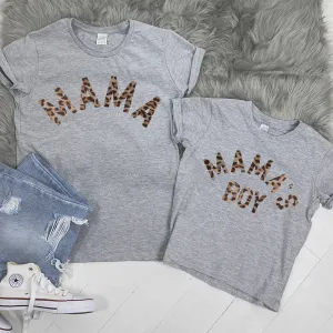 Mama & Mama's Boy Leopard T-Shirts (MRK X) maternity leggings online