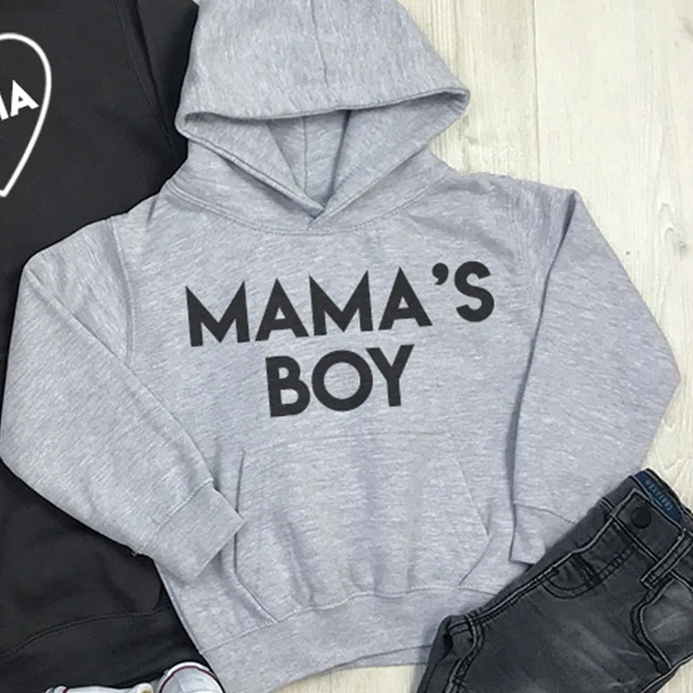 Mama & Mama's Boy Mum & Kid Matching Hoodies (MRK X)