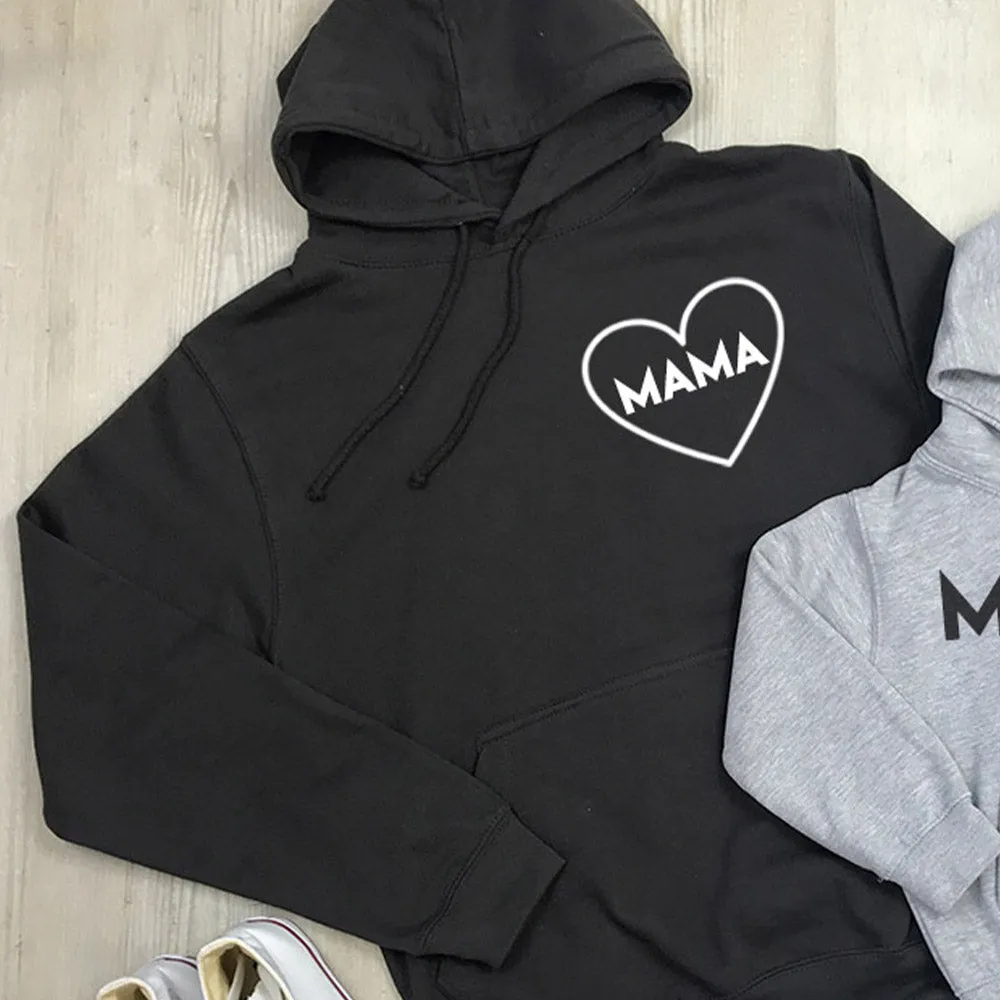 Mama & Mama's Boy Mum & Kid Matching Hoodies (MRK X)