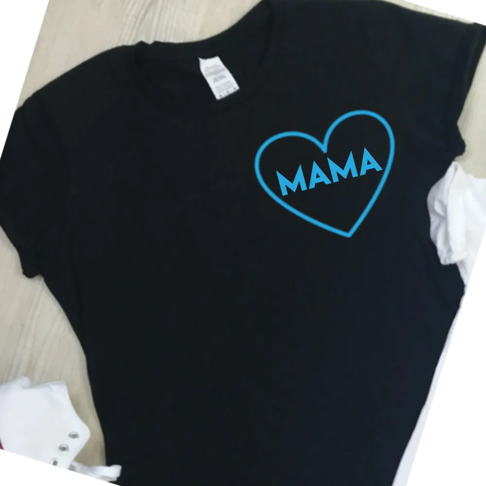 Mama & Mama's Boy Mum & Kid Matching Tees (MRK X)