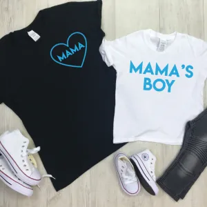Mama & Mama's Boy Mum & Kid Matching Tees (MRK X) maternity leggings online