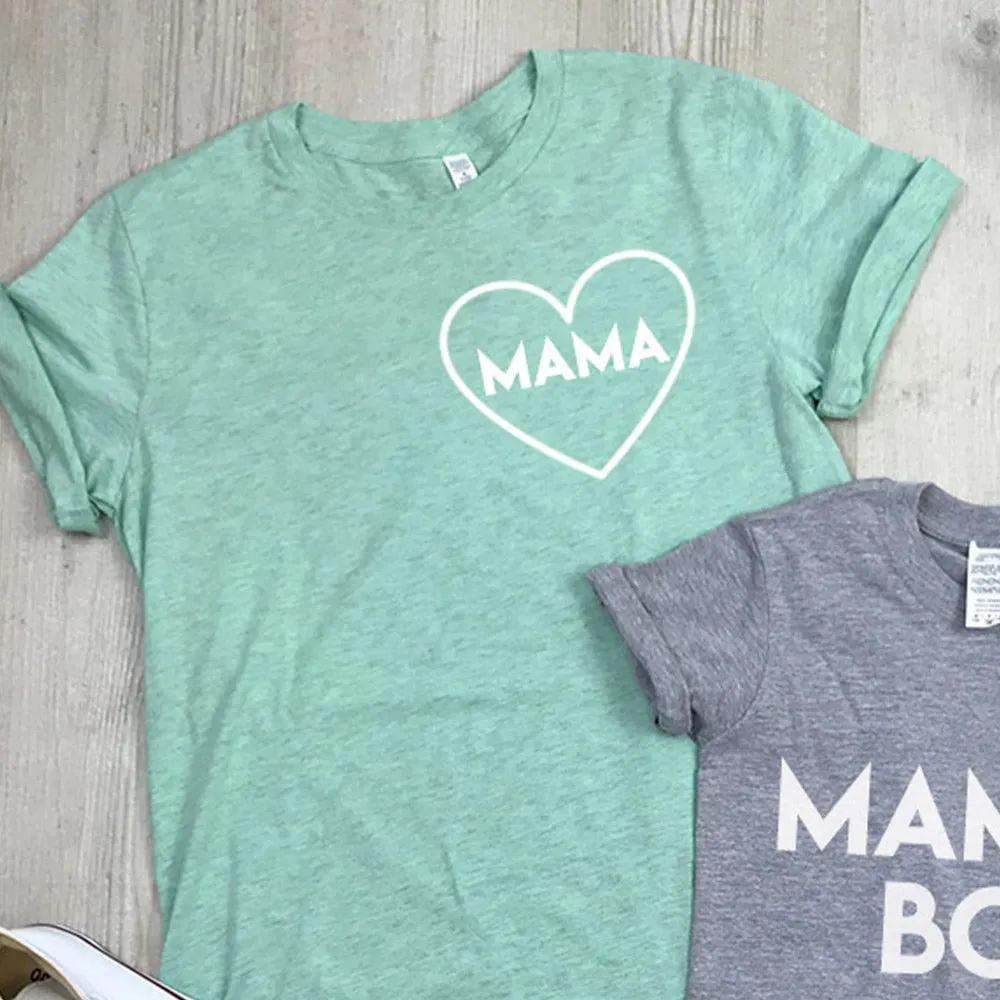 Mama & Mama's Boy Mum & Kid Matching Tees (MRK X)