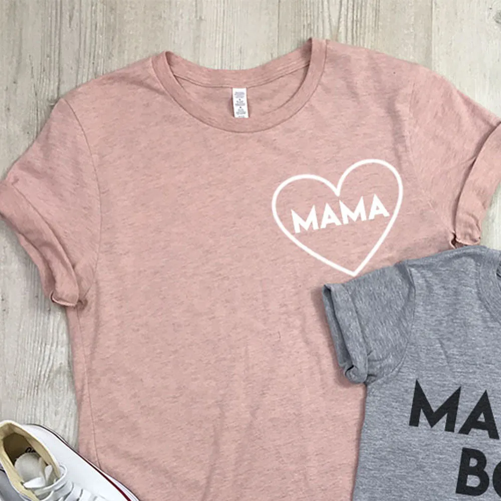 Mama & Mama's Boy Mum & Kid Matching Tees (MRK X)