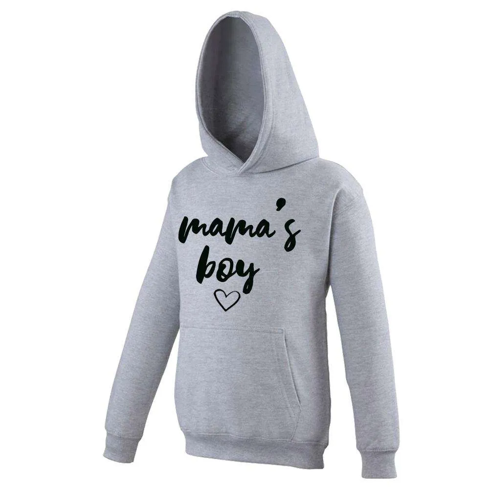 Mama & Mamas Boy Mum & Son Matching Grey Hoodies (MRK X)
