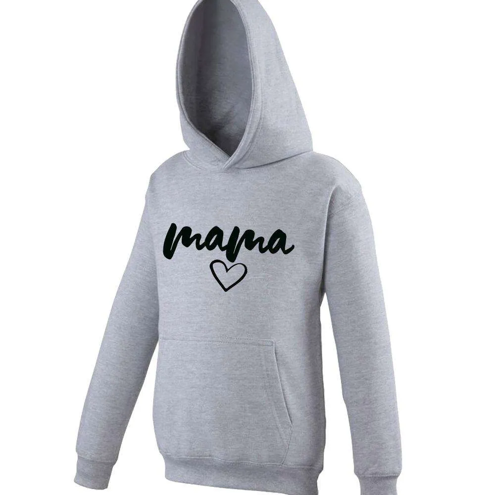 Mama & Mamas Boy Mum & Son Matching Grey Hoodies (MRK X)