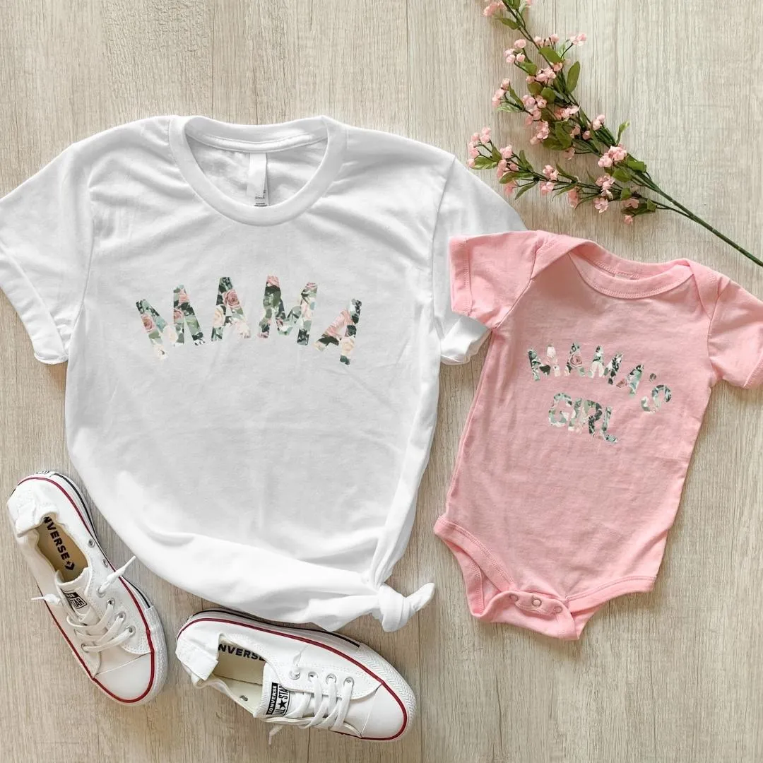 Mama & Mama's Girl Floral Matching T-Shirt/Vest (MRK X) maternity leggings online