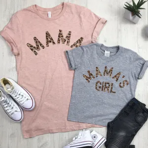 Mama & Mama's Girl Leopard T-Shirts (MRK X) maternity leggings online