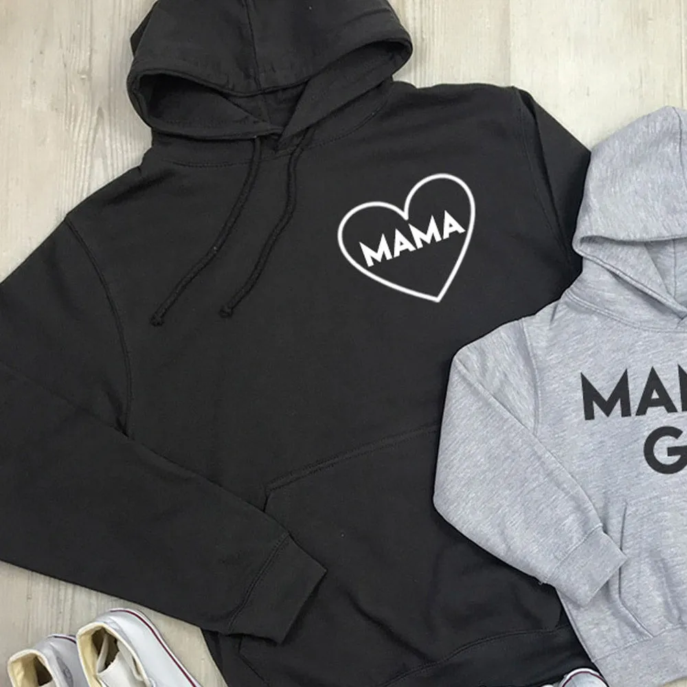 Mama & Mama's Girl Mum & Kid Matching Hoodies (MRK X)