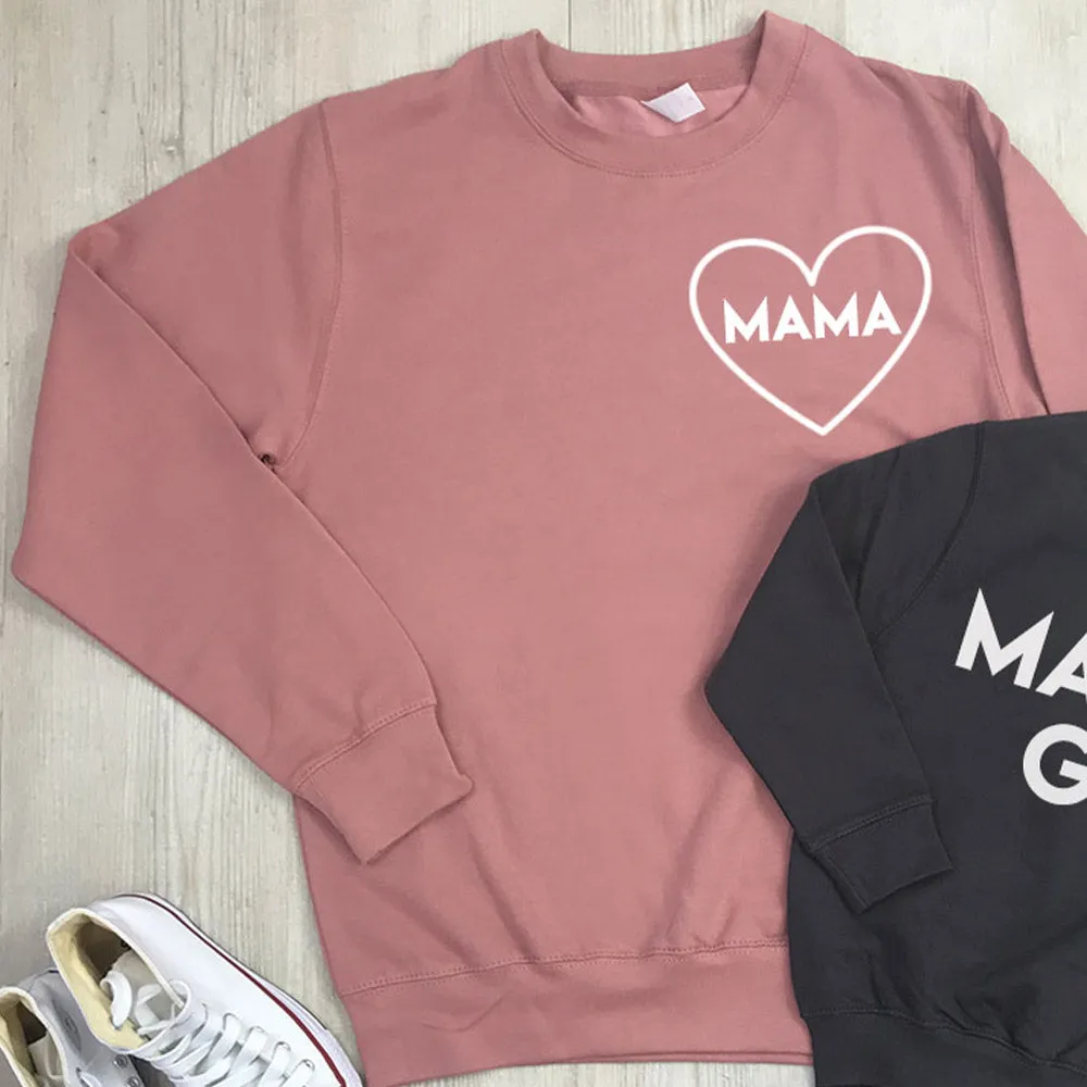 Mama & Mama's Girl Mum & Kid Matching Sweaters (MRK X)