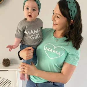 Mama & Mama's Girl Mum & Kid Matching Tees (MRK X) maternity leggings online