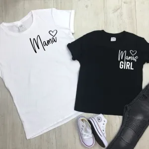 Mama & Mama's Girl Mum & Kid Matching Tees (MRK X) discount mum dresses