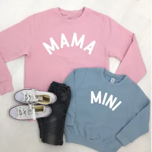 Mama & Mini Basic Mum & Kid Matching Sweatshirts (MRK X) breastfeeding tops cheap