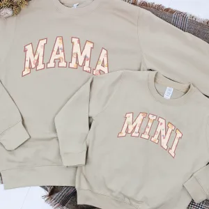 Mama & Mini Brunch Matching Sweatshirts breastfeeding tops cheap